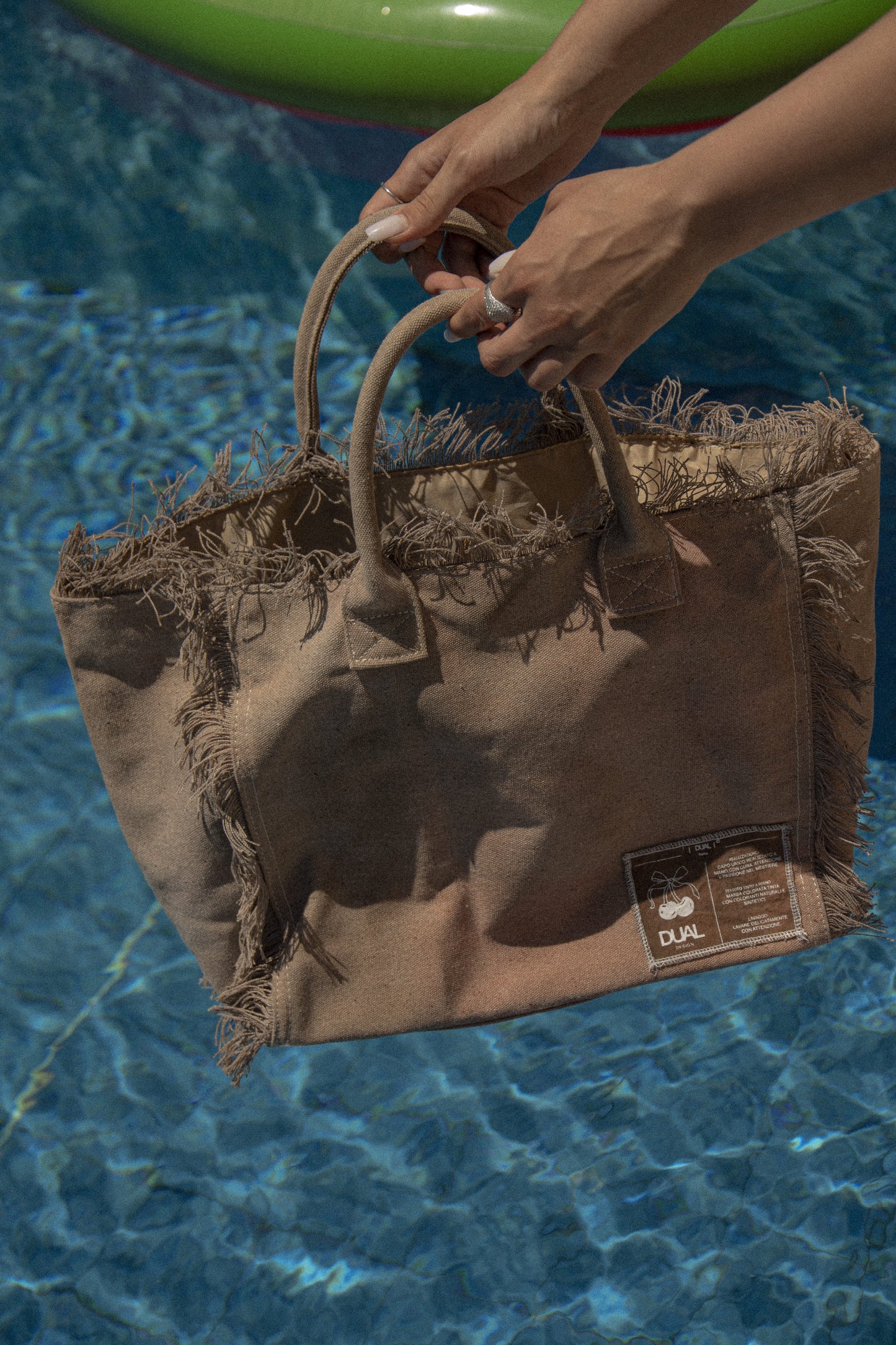 BAG BEACH TROPICAL TINTURA
