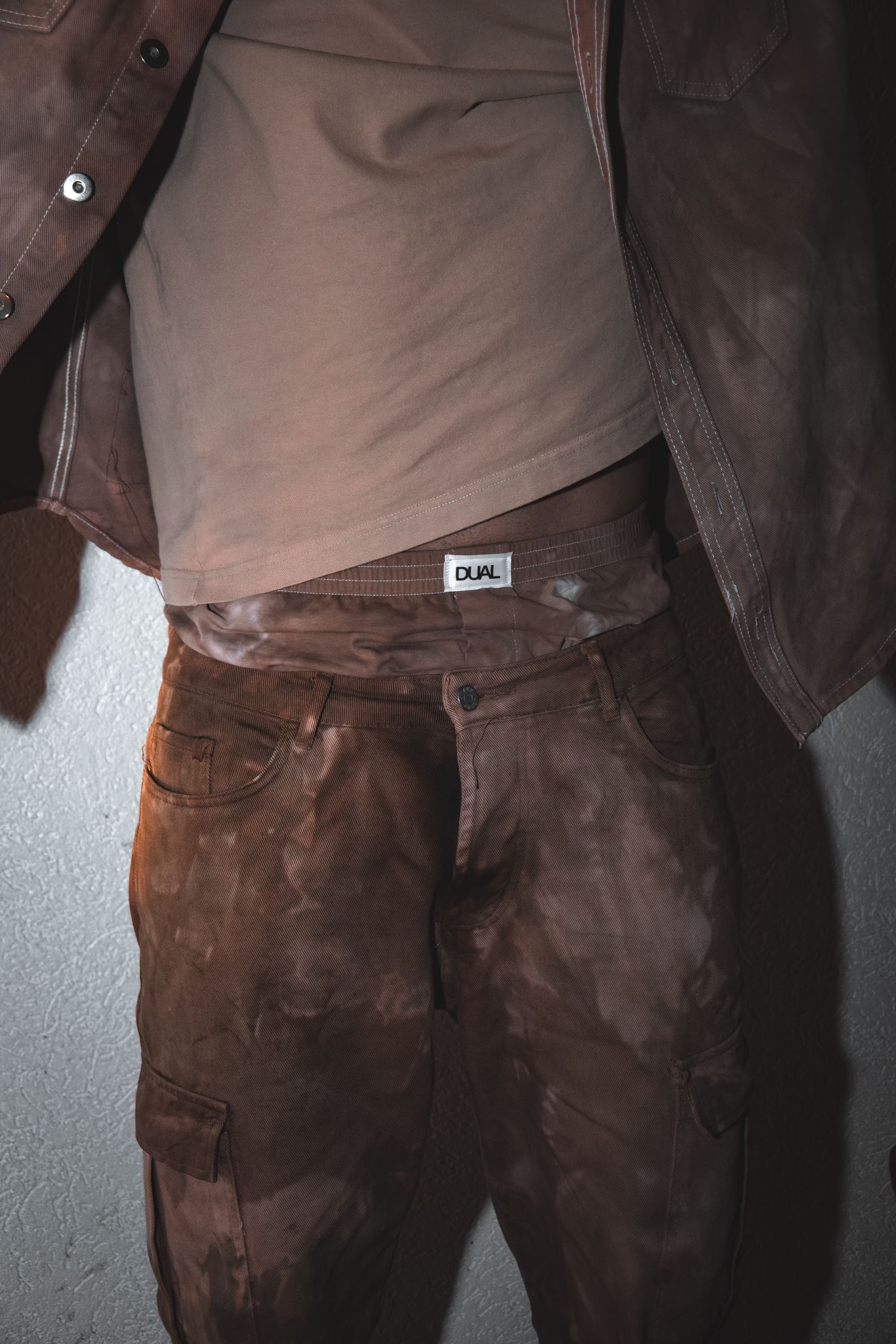 BOXER TINTURA MARRONE