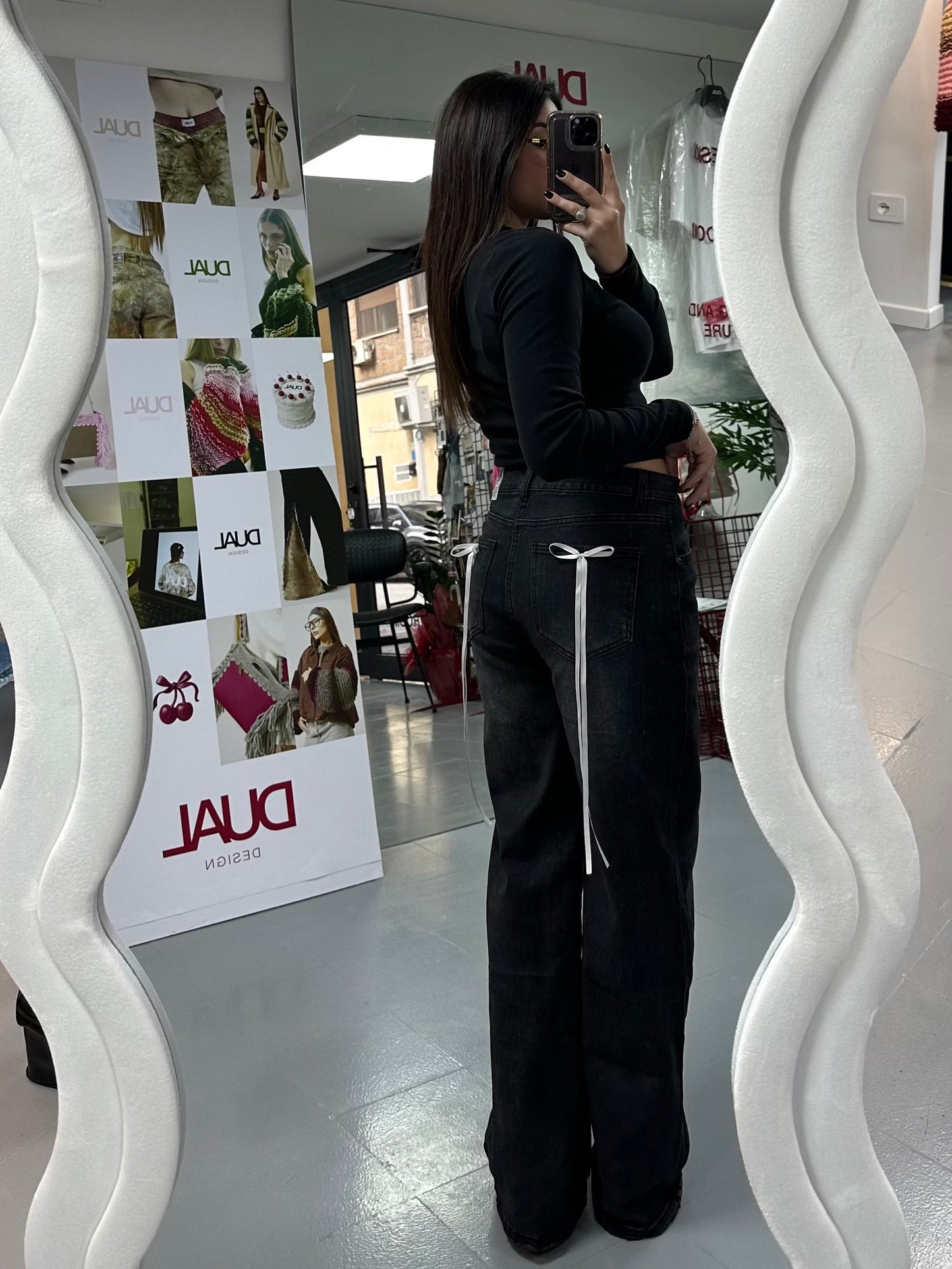 PANTALONI JEANS FIOCCHI TASCA