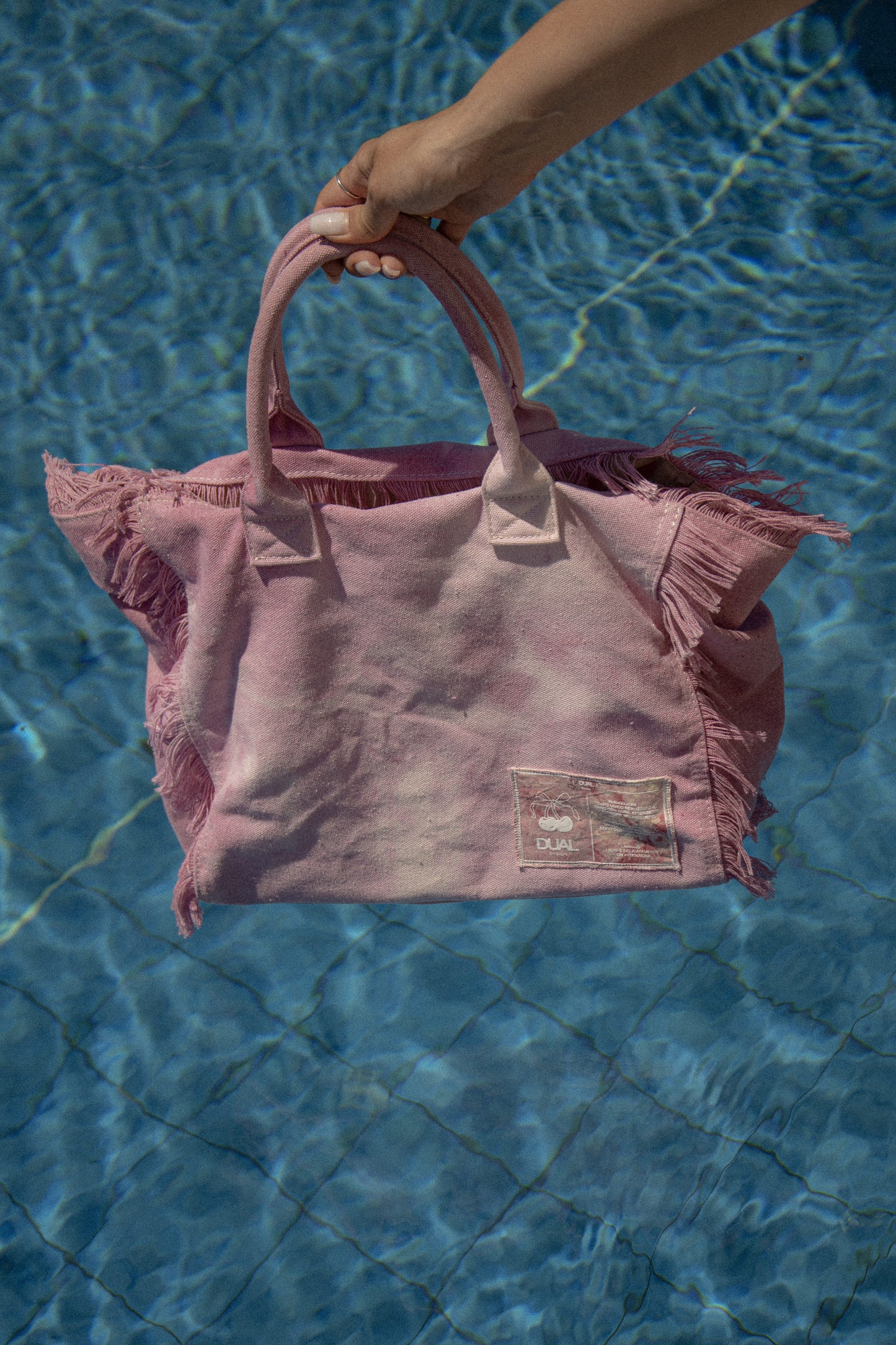 BAG BEACH TROPICAL TINTURA