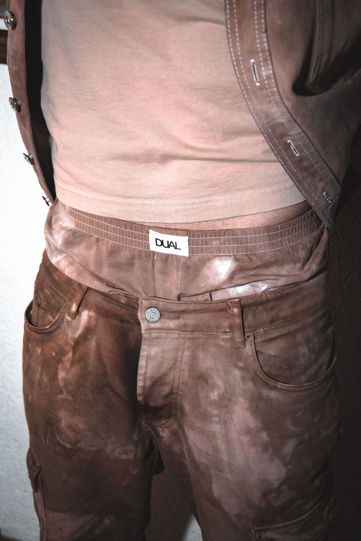 BOXER TINTURA MARRONE