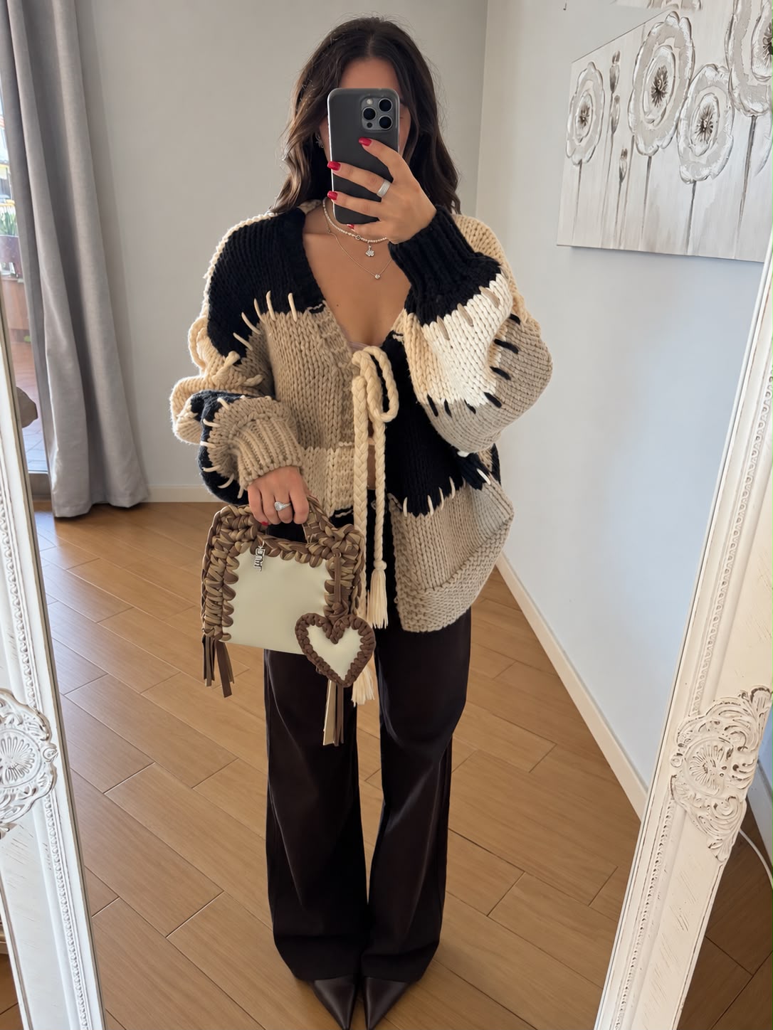 FUNNY BICOLORE - Beige & Marrone