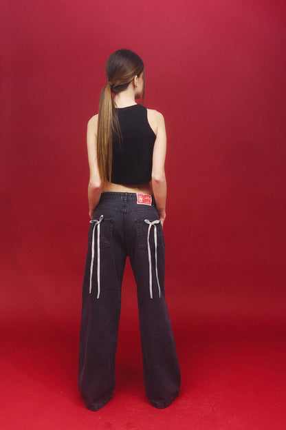 PANTALONI JEANS FIOCCHI TASCA