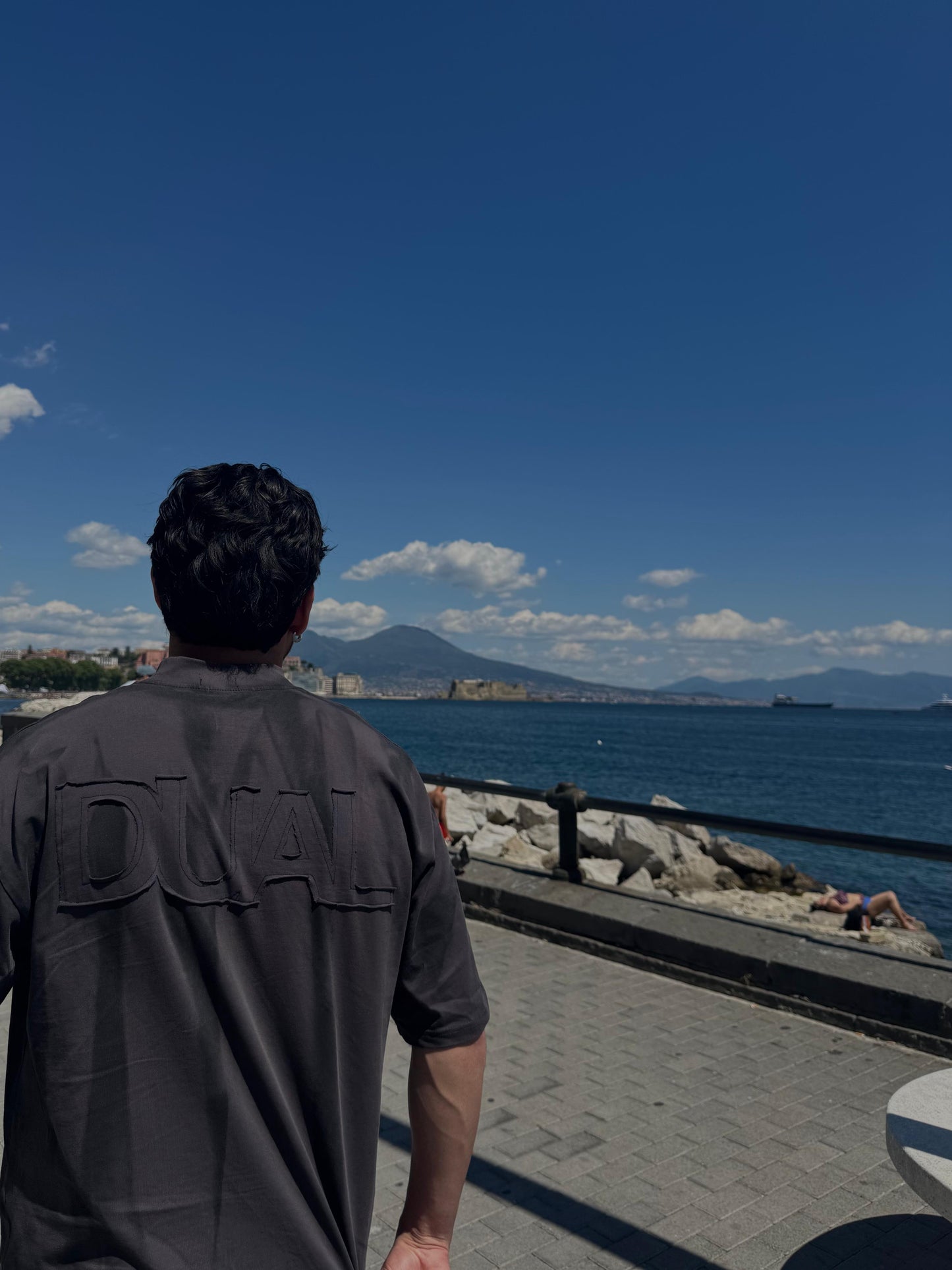 T-SHIRT OVER MAN - GRIGIA