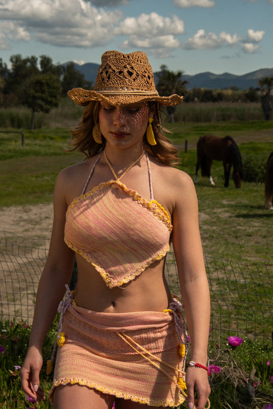 SET MAGLIERIA - Giallo & Rosa