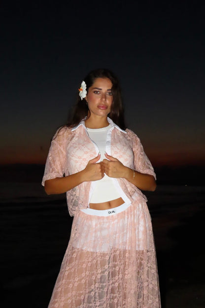 CAMICIA SARTORIALE IN PIZZO