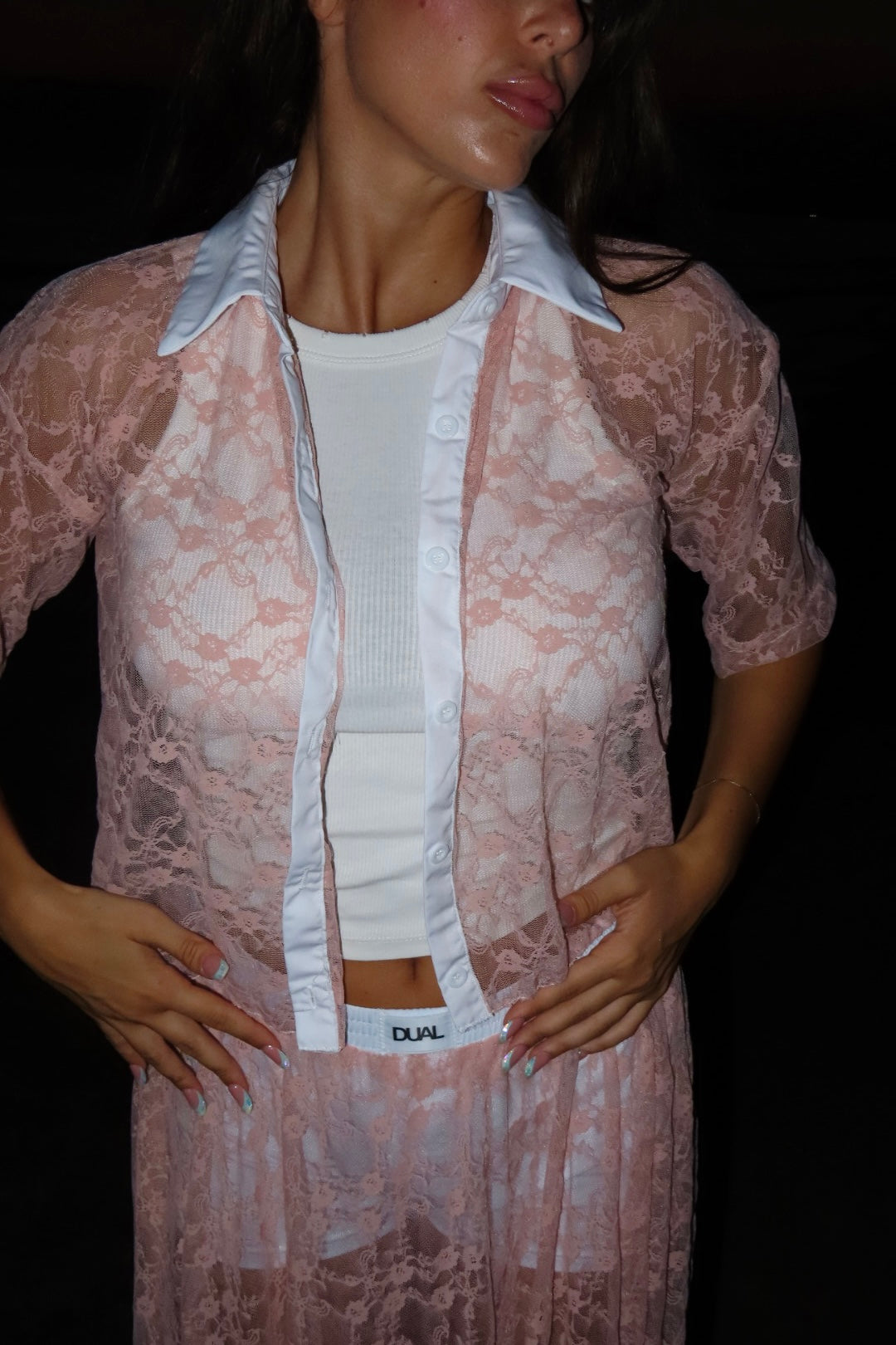 CAMICIA SARTORIALE IN PIZZO