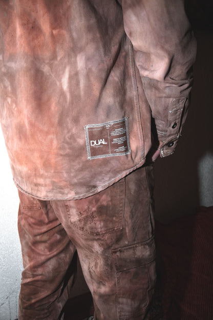 GIACCA CAMICIA MARRONE