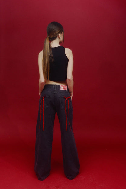 PANTALONI JEANS FIOCCHI TASCA