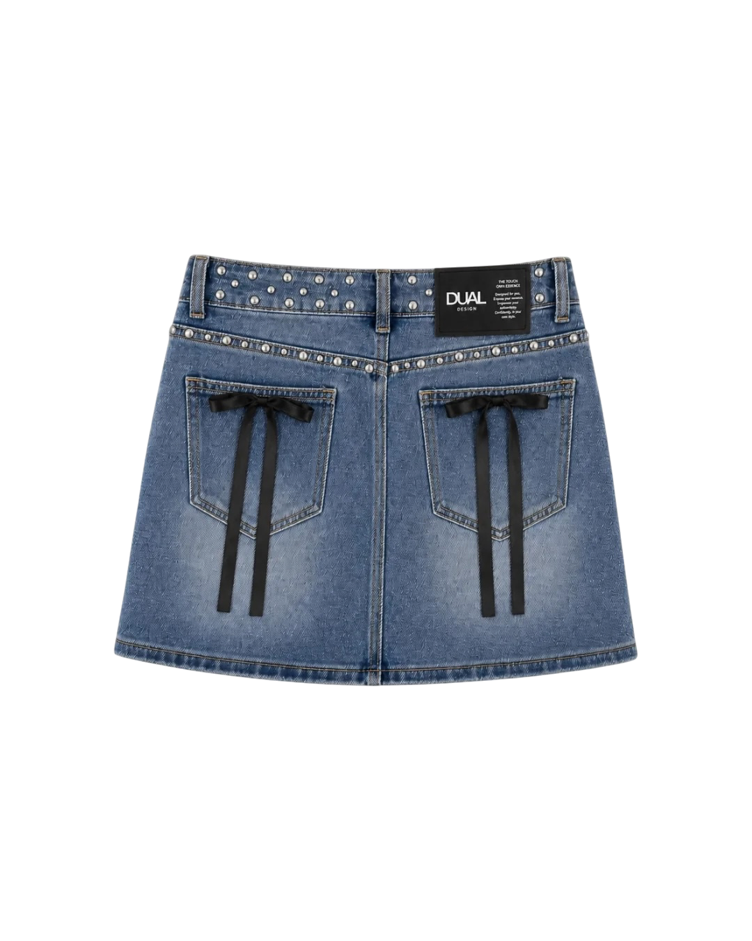 GONNA JEANS CON FIOCCHI NERI