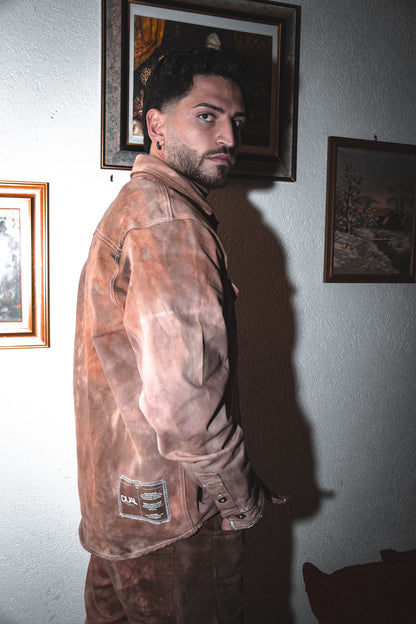GIACCA CAMICIA MARRONE