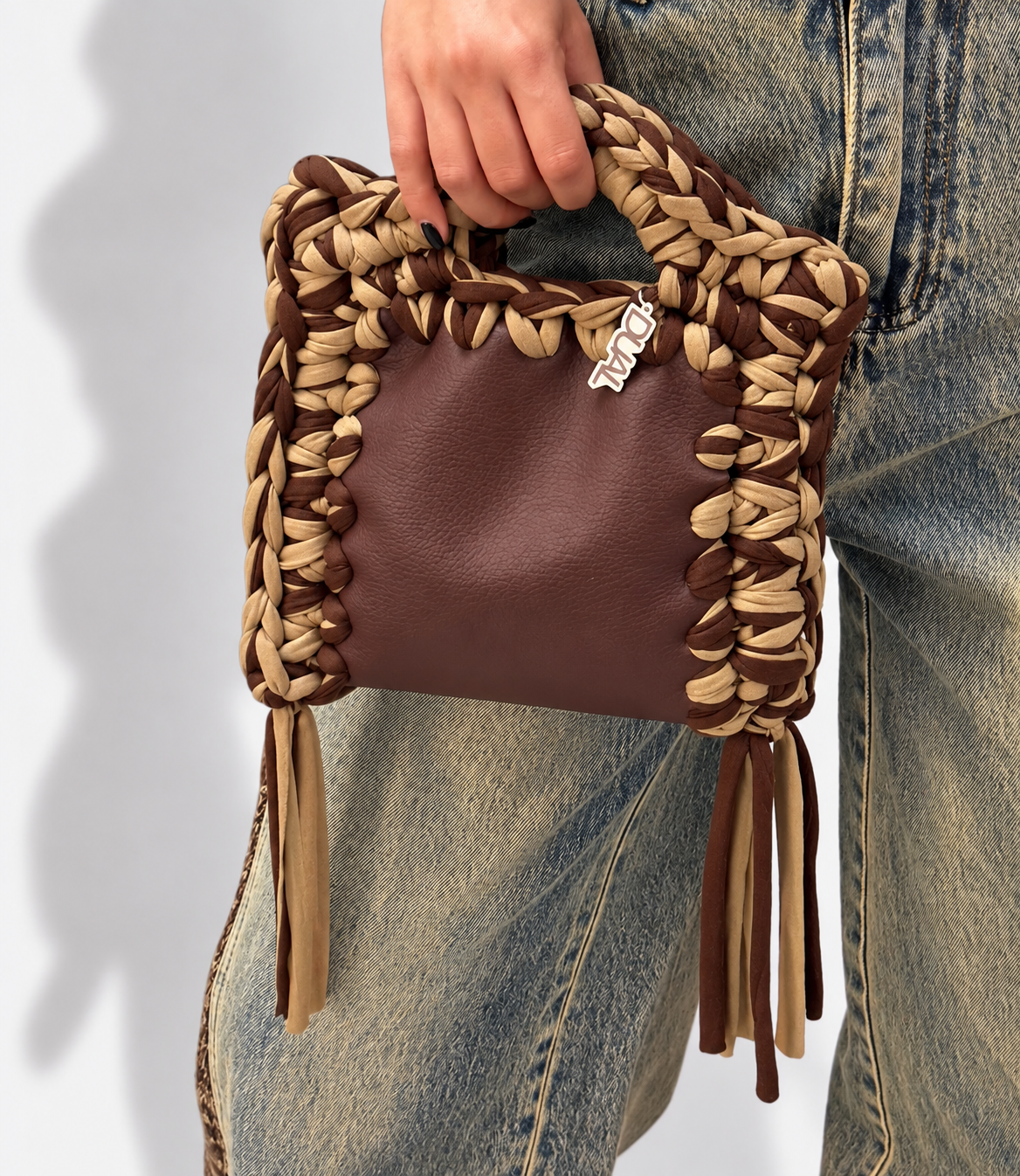 FUNNY BICOLORE - Marrone & Beige