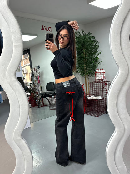 PANTALONI JEANS FIOCCHI TASCA