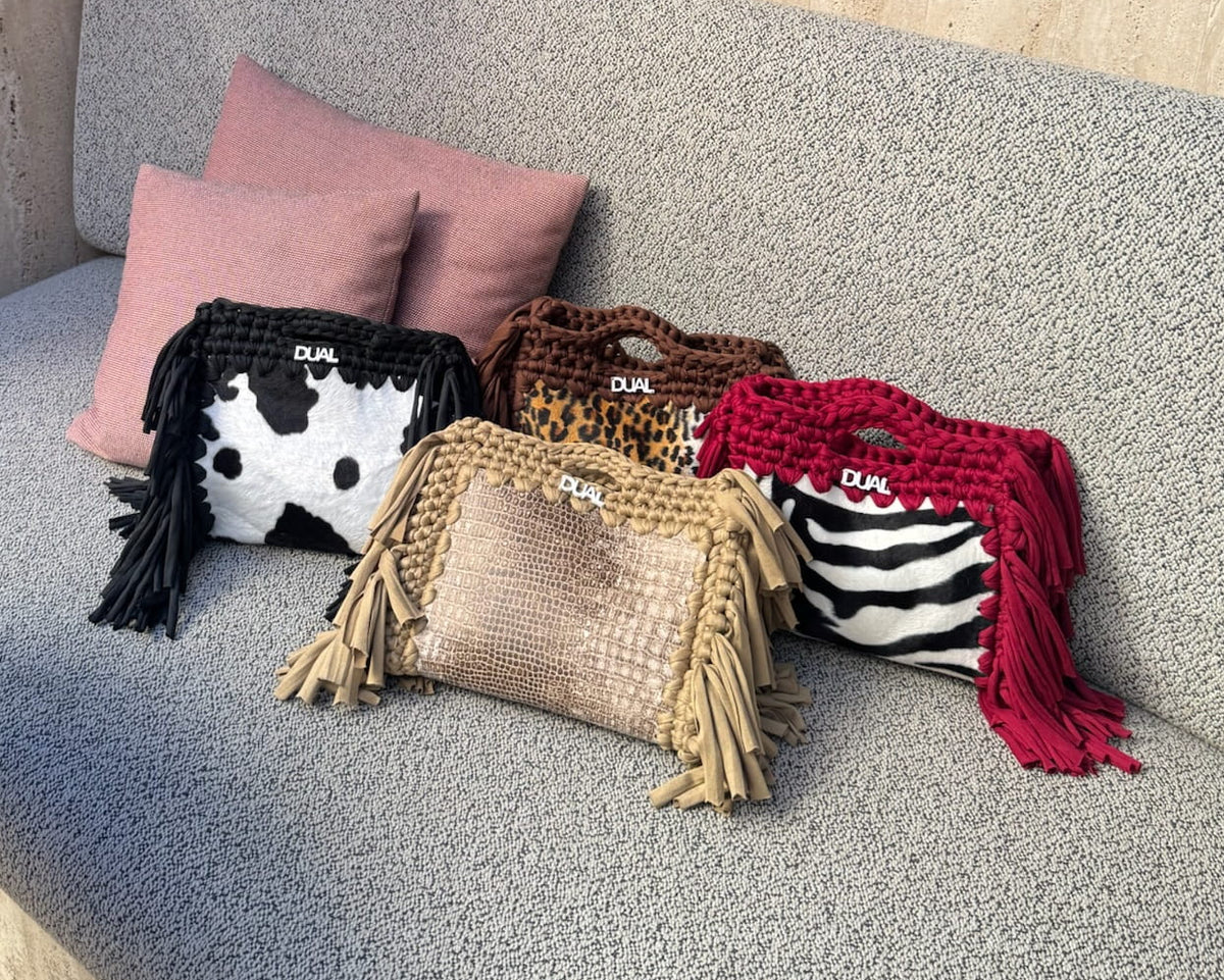 BLOCK BAG ANIMALIER