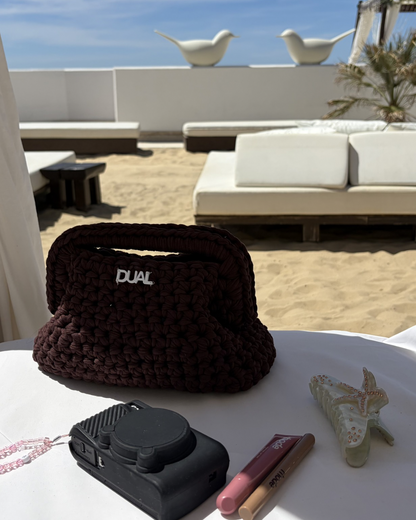 CLUTCH CROCHET MONOCOLORE