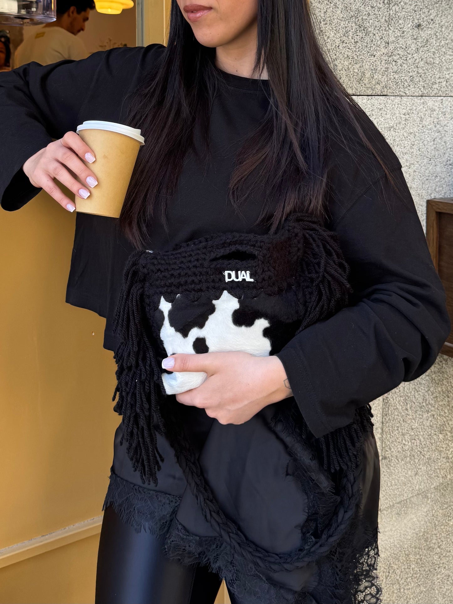 BLOCK BAG ANIMALIER MUCCATA