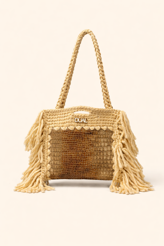 BLOCK BAG ANIMALIER PITONATA