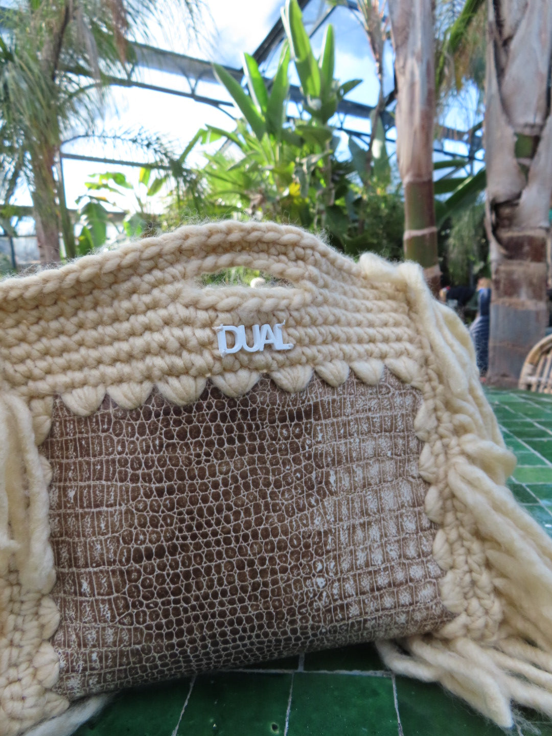 BLOCK BAG ANIMALIER PITONATA