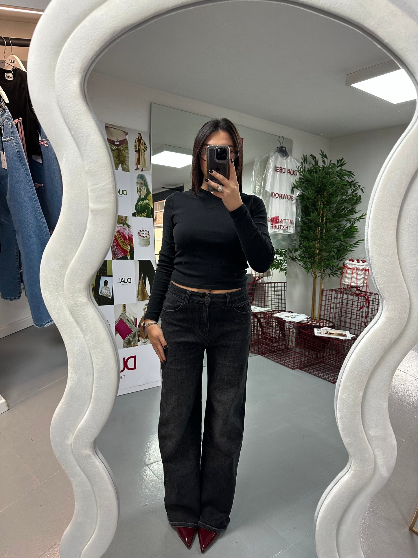 PANTALONI JEANS FIOCCHI TASCA