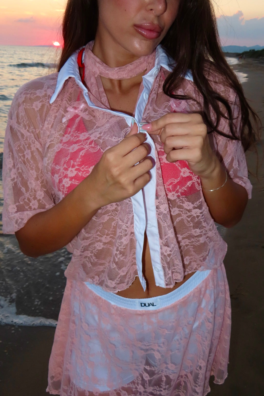 CAMICIA SARTORIALE IN PIZZO