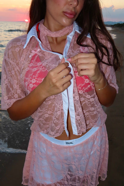 CAMICIA SARTORIALE IN PIZZO