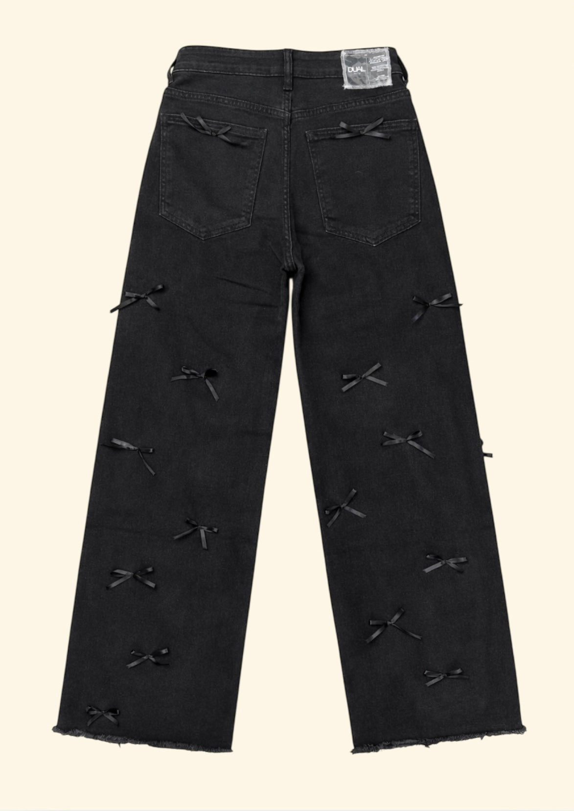 jeans fiocchi neri 