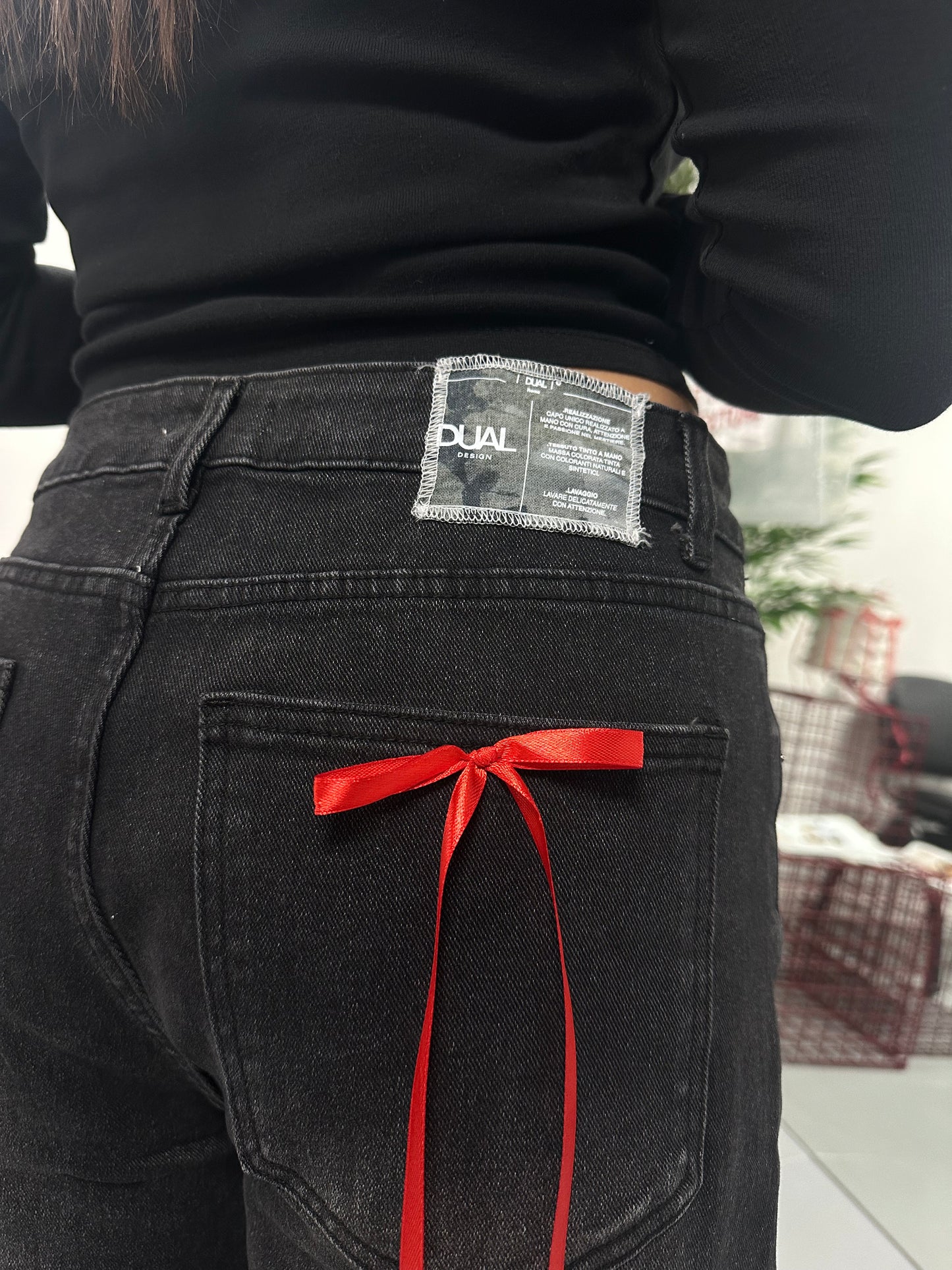 PANTALONI JEANS FIOCCHI TASCA