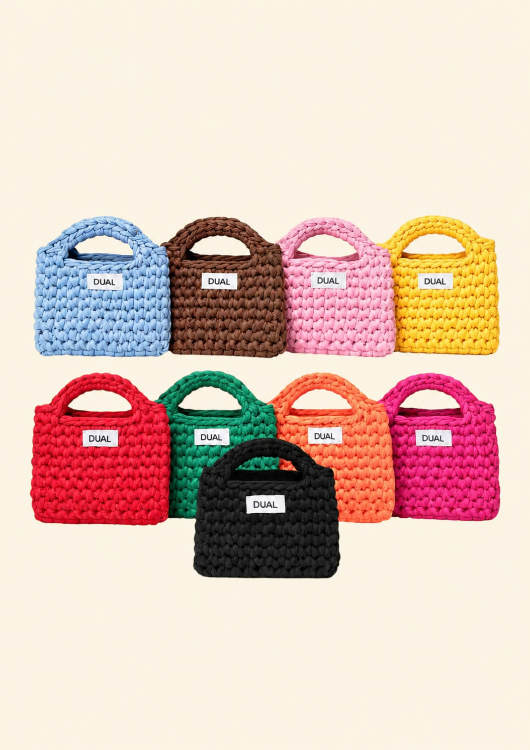FUNNY CROCHET BORSA UNCINETTO A MANO