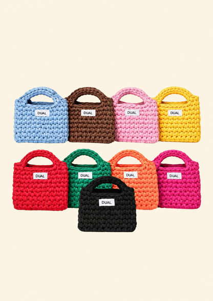 FUNNY CROCHET BORSA UNCINETTO A MANO