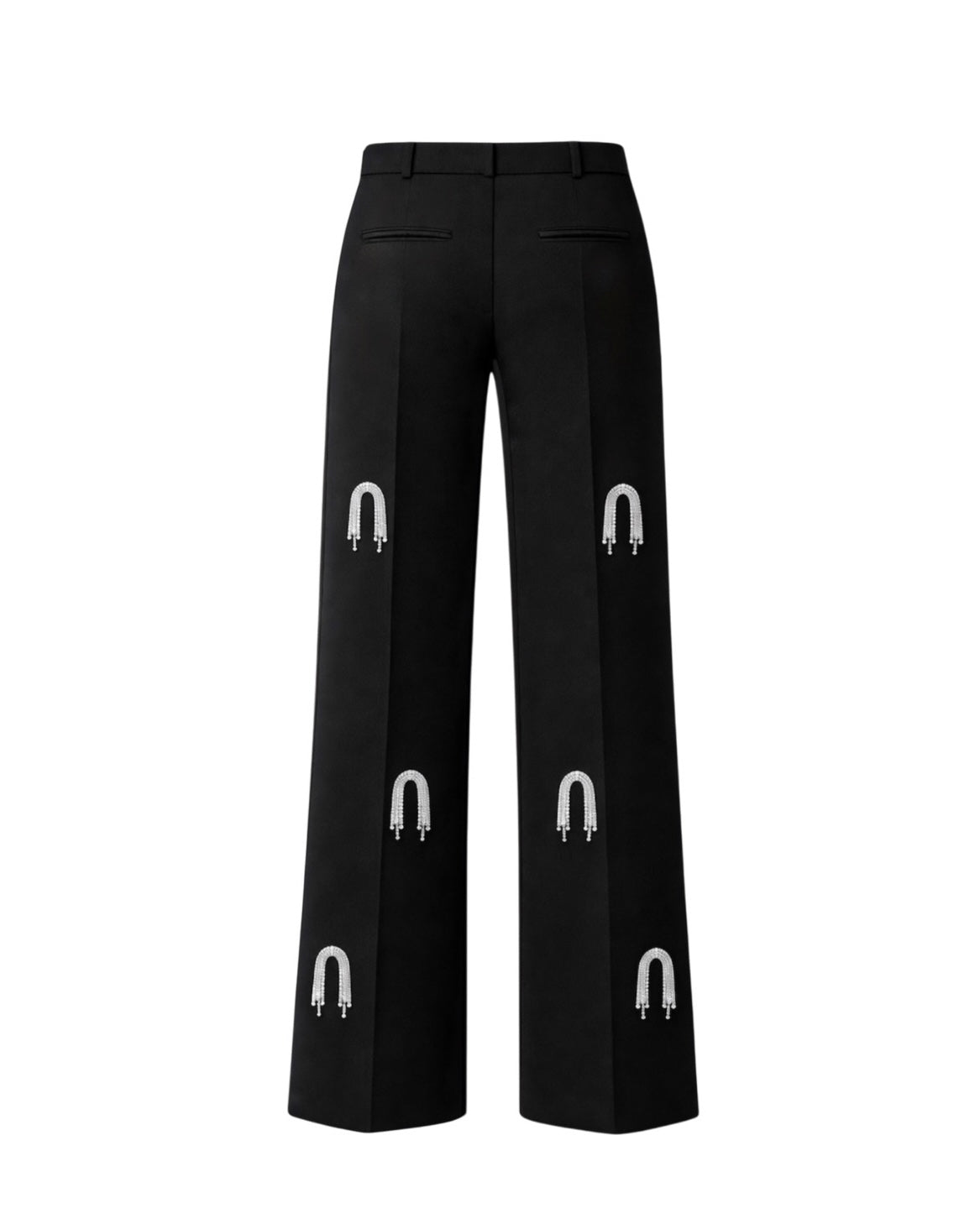 PANTALONE PALAZZO STRASS