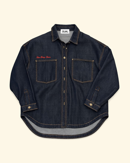GIACCA CUORE DENIM OVER