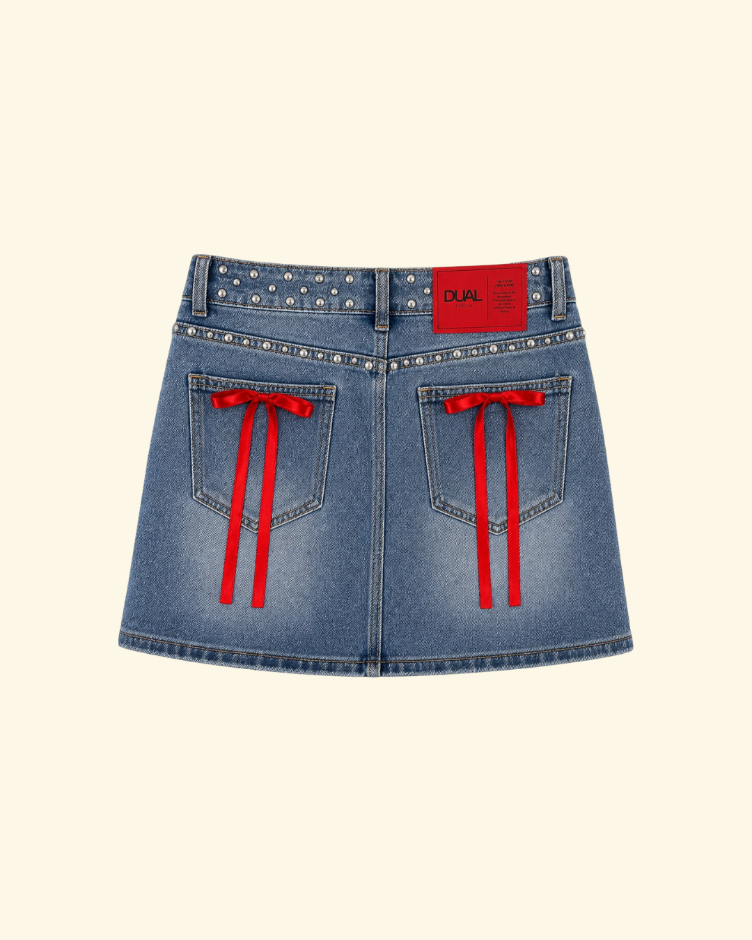 GONNA DENIM FIOCCHI ROSSI