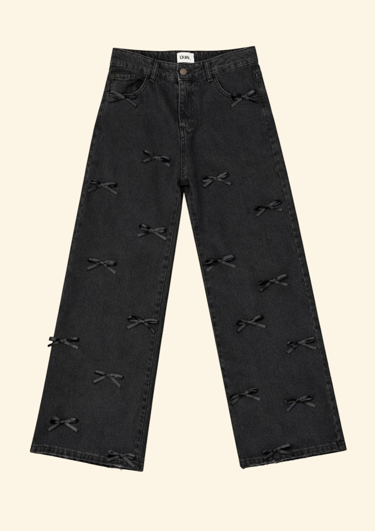 jeans fiocchi neri 