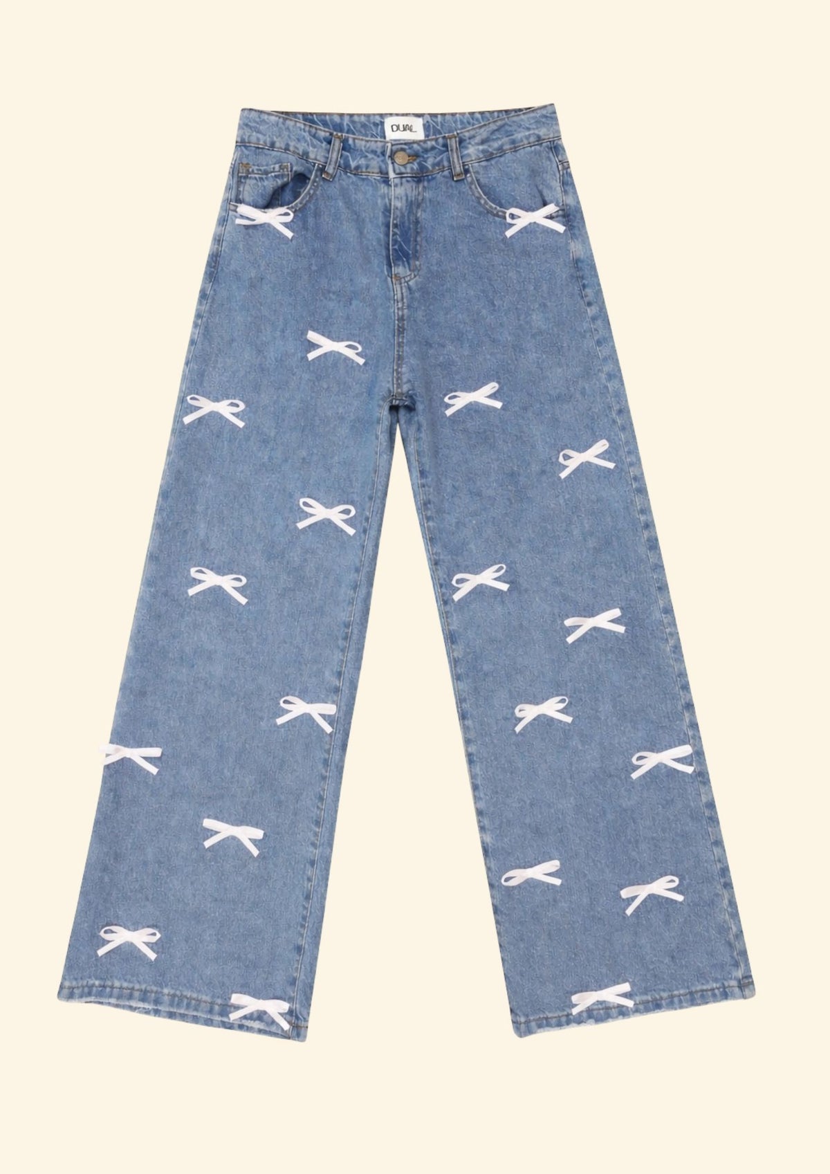 jeans fiocchi bianchi