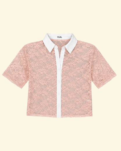 CAMICIA SARTORIALE IN PIZZO