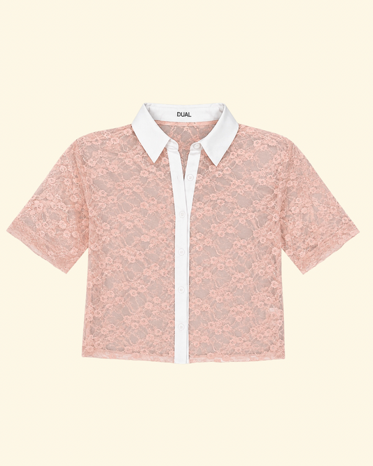 CAMICIA SARTORIALE IN PIZZO