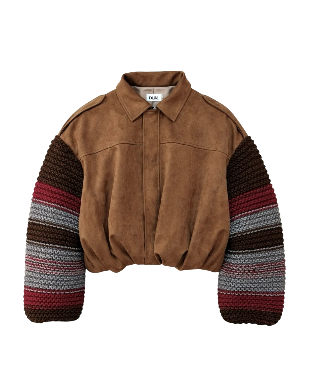 BOMBER CAMOSCIO MANICHE MAGLIERIA