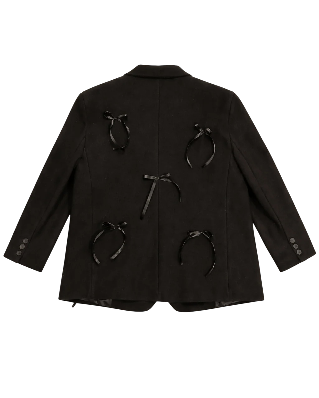 BLAZER GIACCA CAPPOTTO FIOCCHI NERI