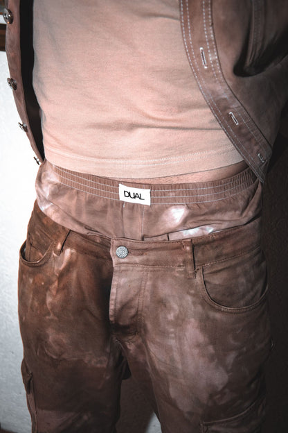 BOXER TINTURA MARRONE