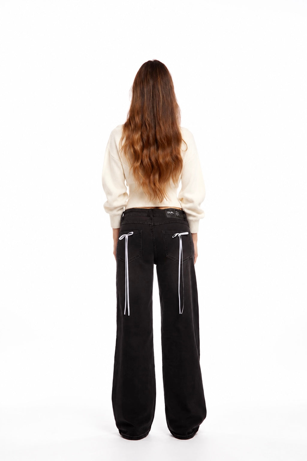 jeans fiocchi bianchi