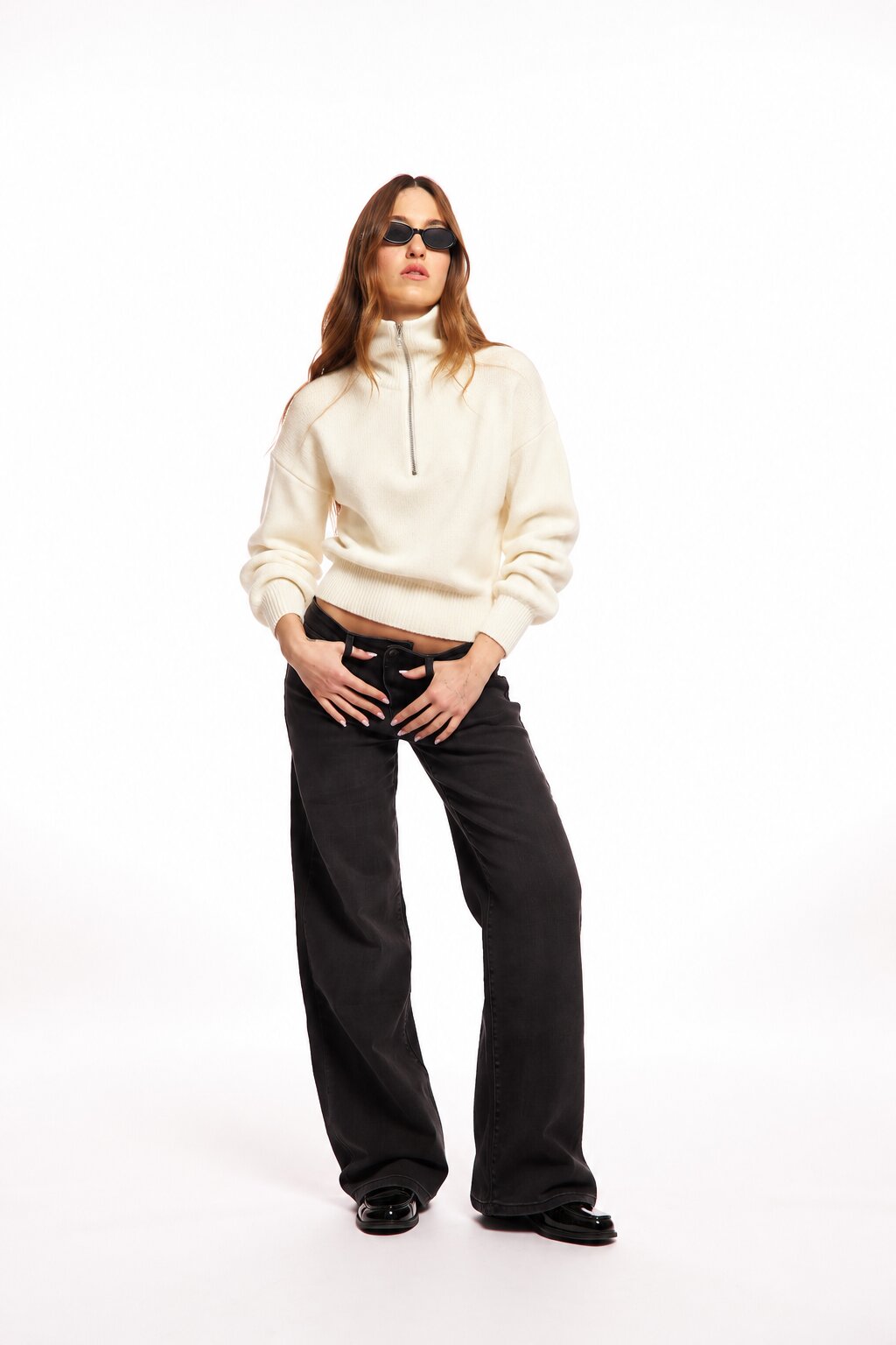 jeans fiocchi bianchi