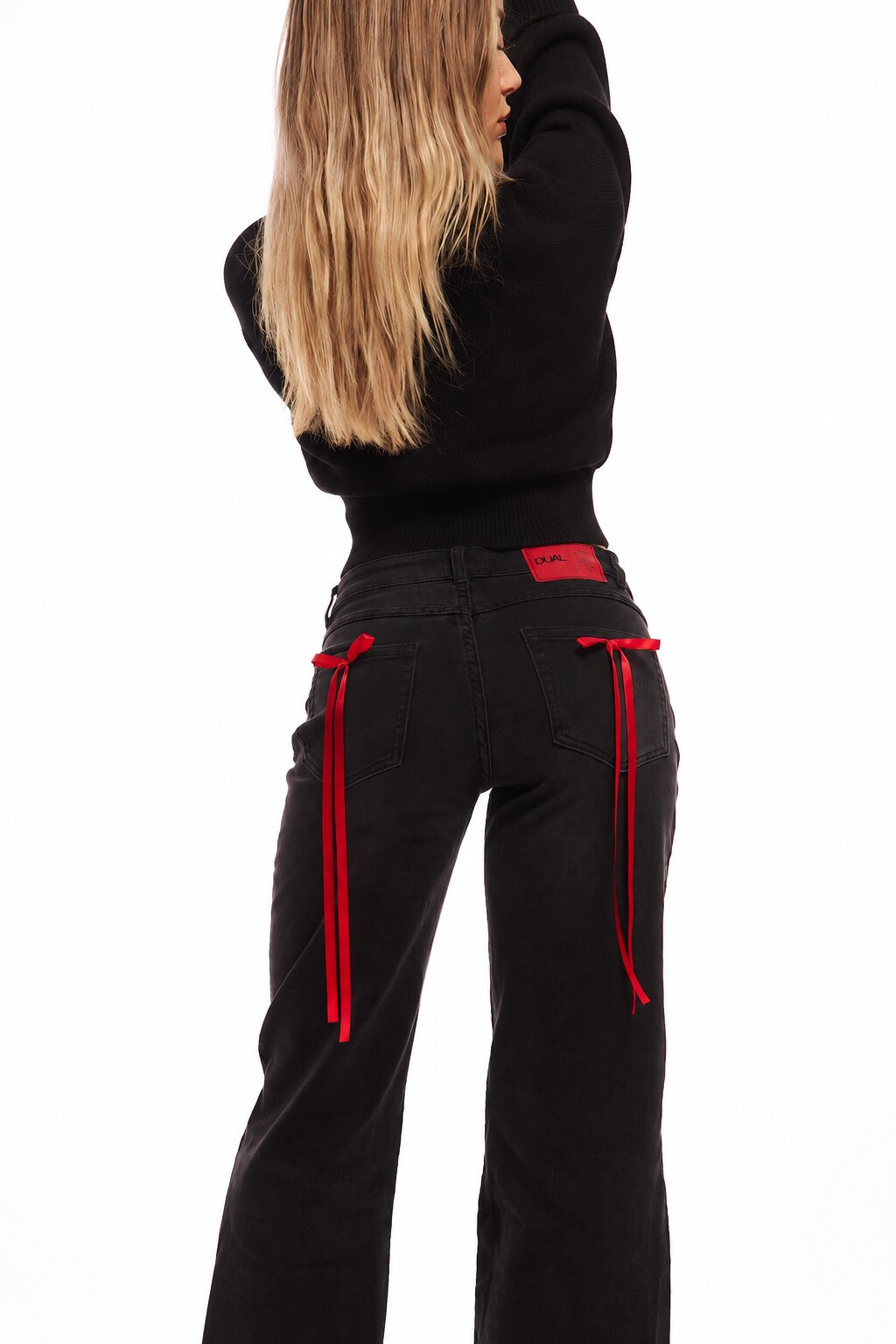 jeans fiocchi rossi