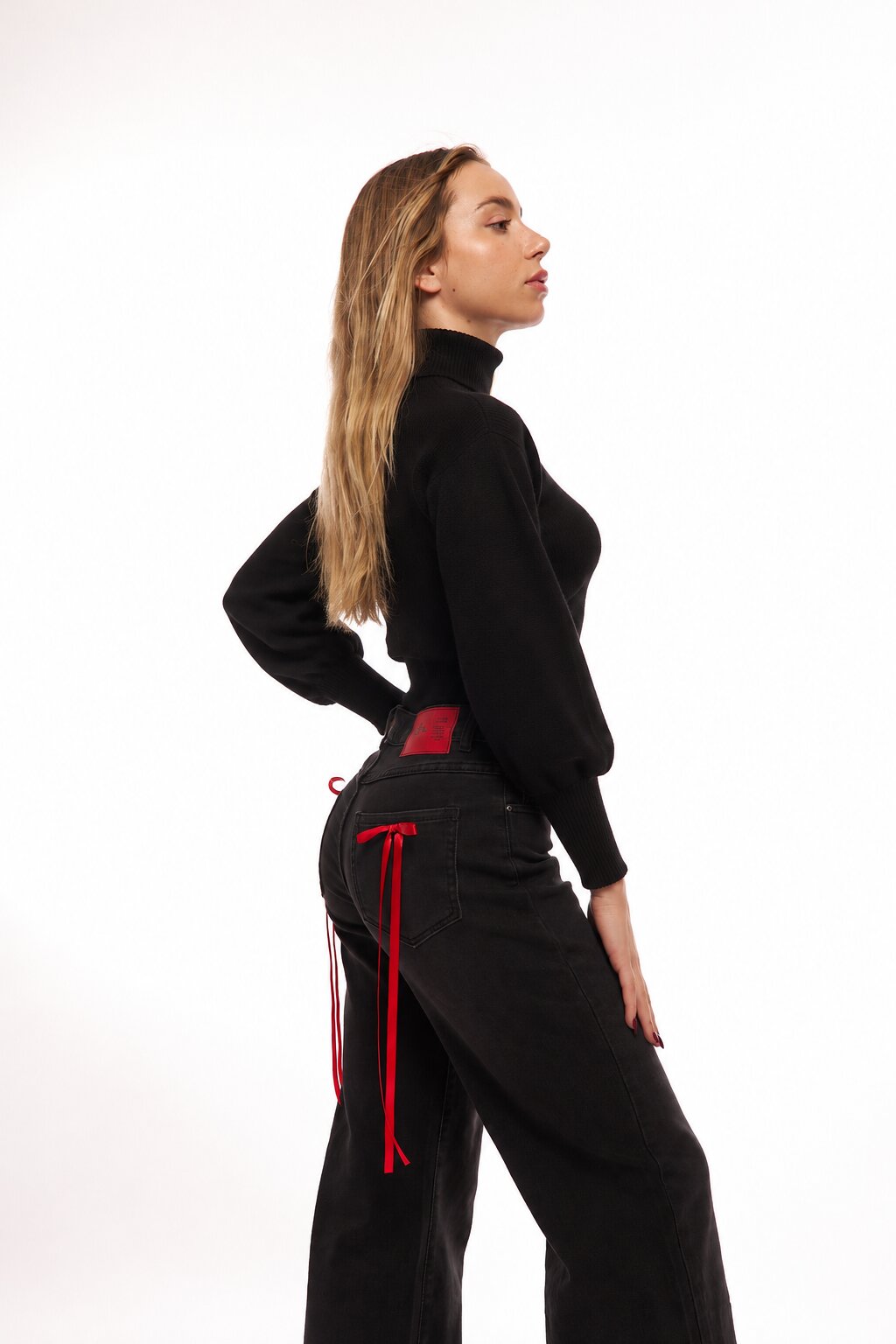 jeans fiocchi rossi