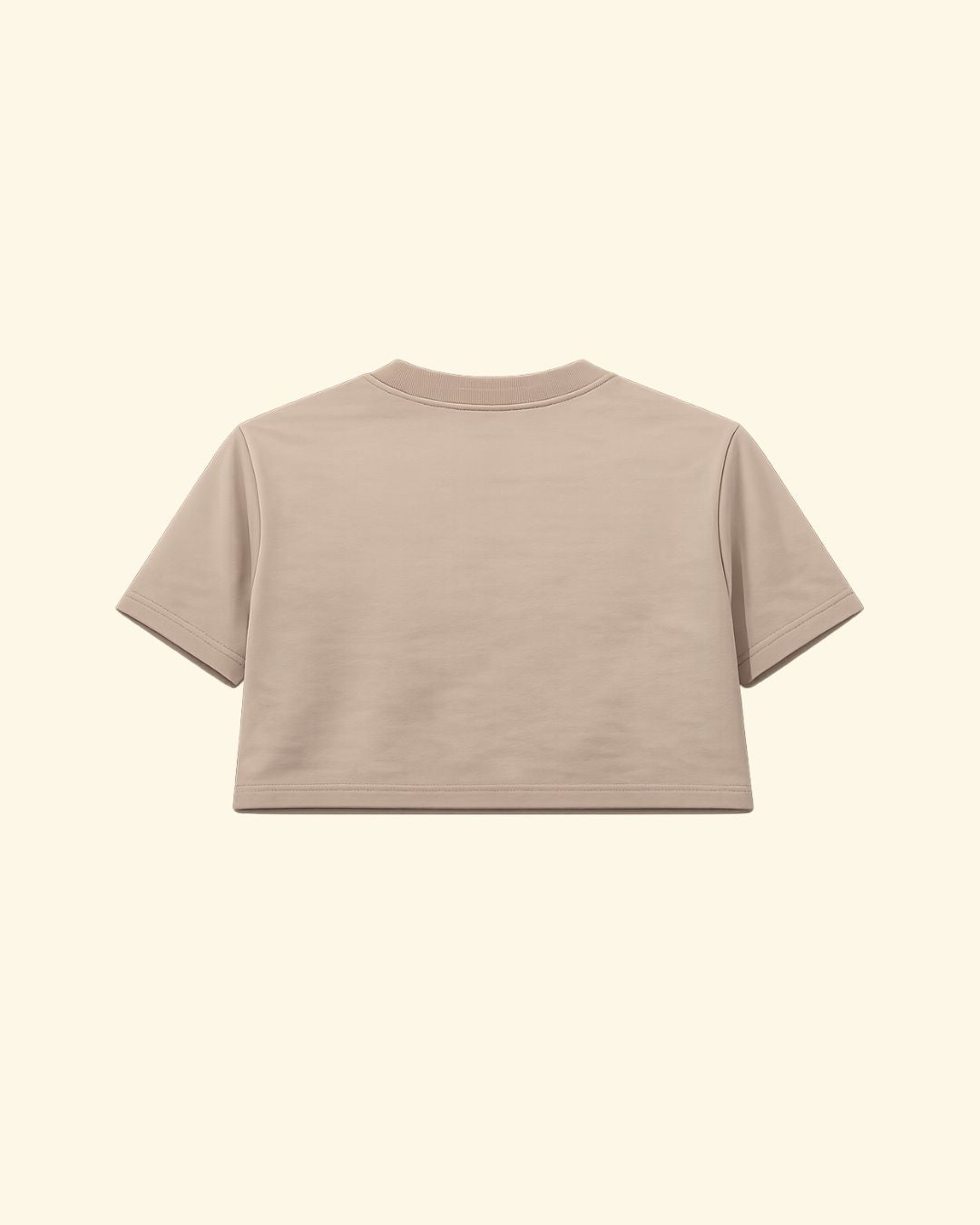 TSHIRT CROP SABBIA CHERRY STAMPA CILIGIA