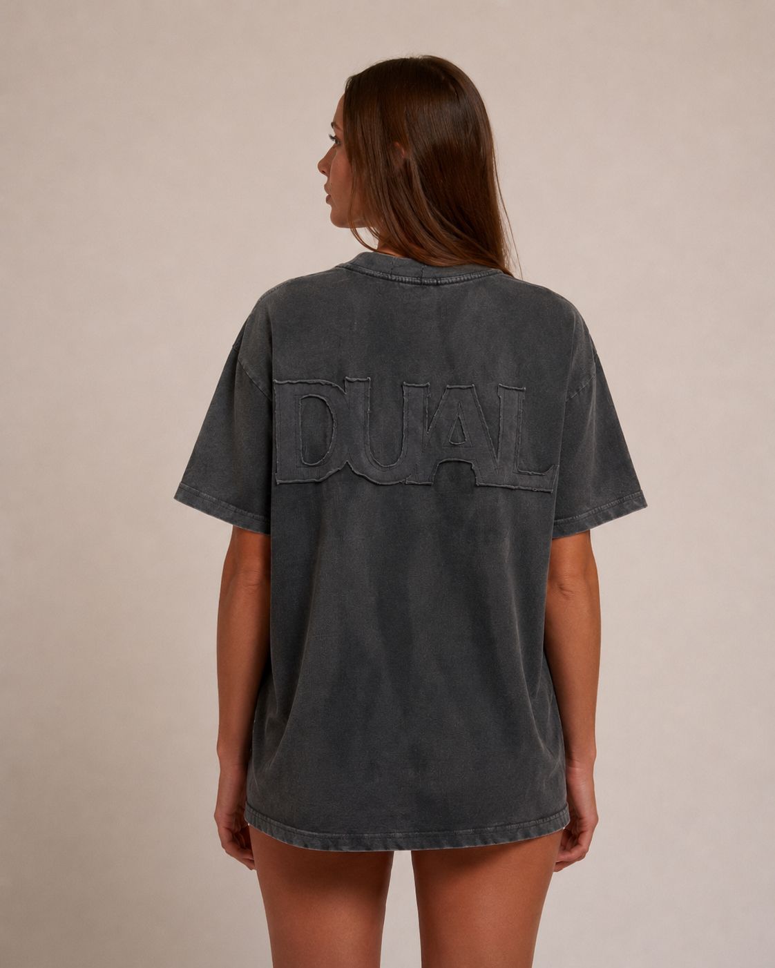 TSHIRT OVER NERA AEROGRAFO UNISEX