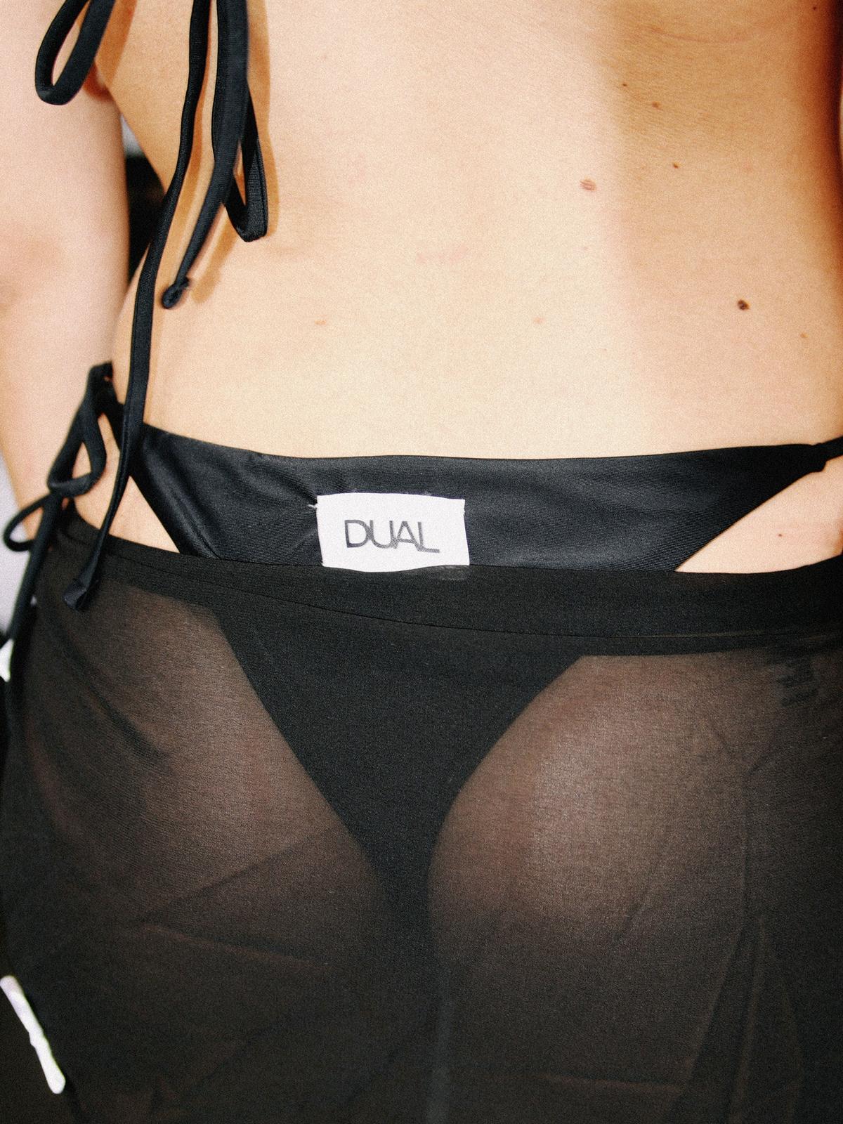 BIKINI FIOCCHI - NERO