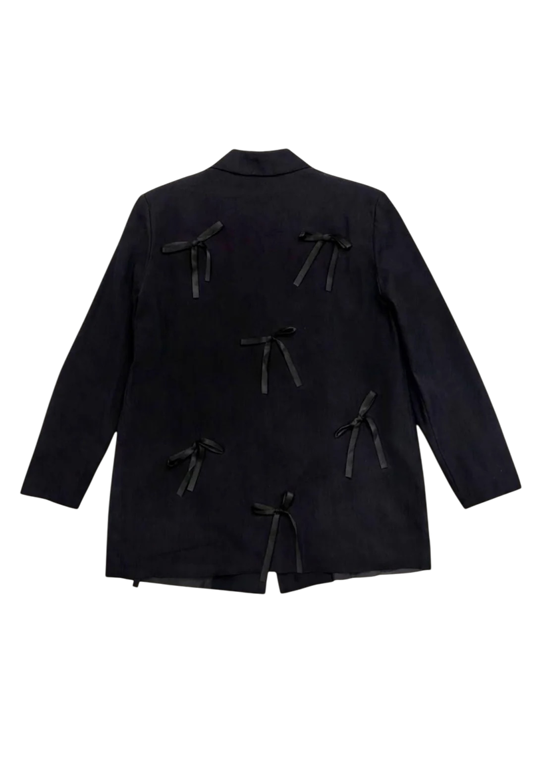 blazer giacca fiocchi neri
