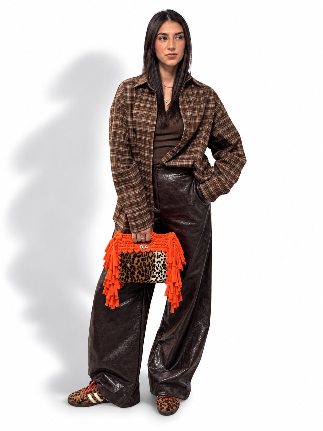 block bag leopardata bordeaux