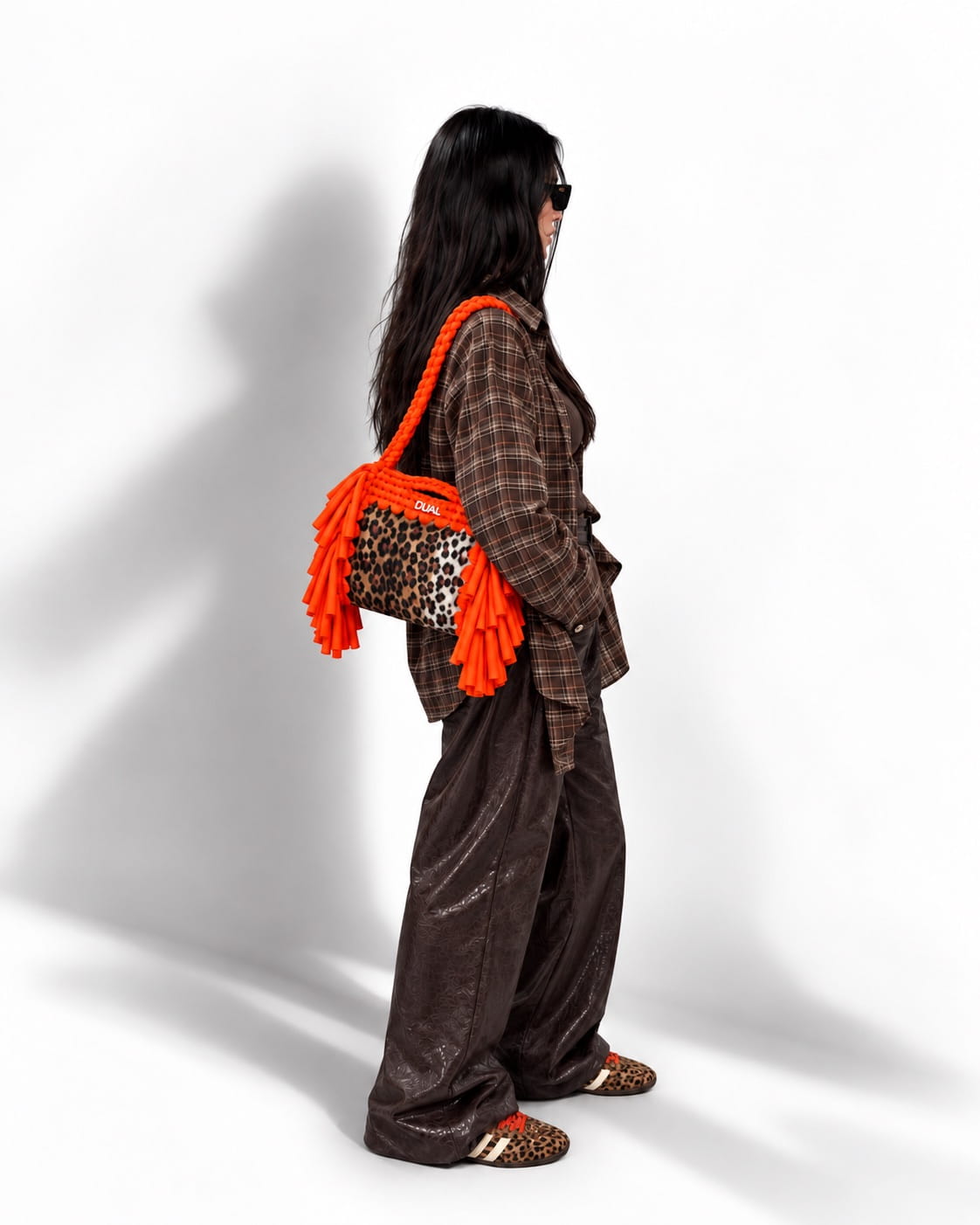block bag leopardata bordeaux