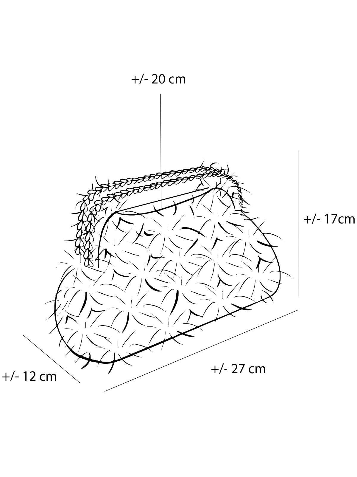 Guida alle taglie - CLUTCH MEDIUM FUR